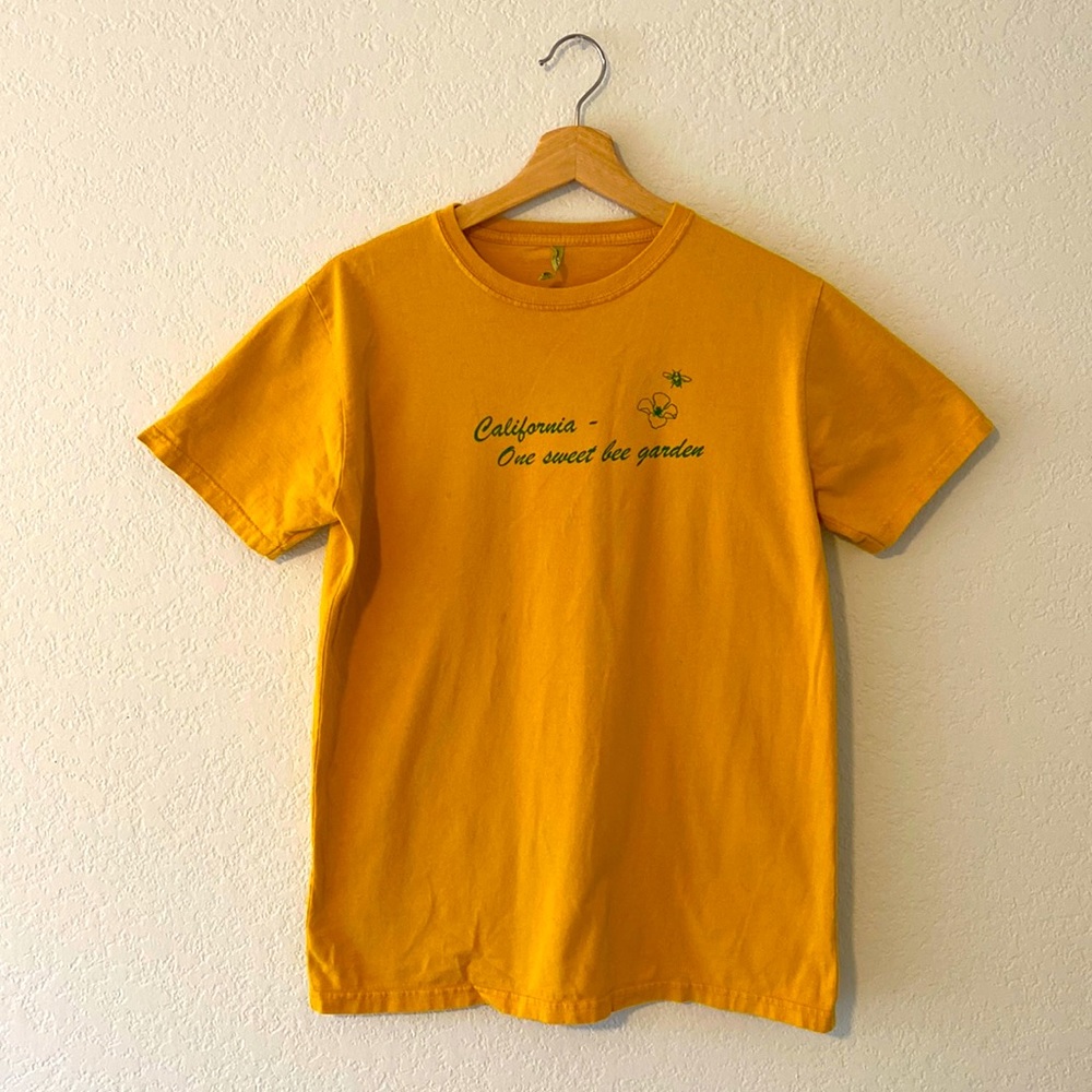 Learner Seeds men's medium, 100% organic cotton tee shirt